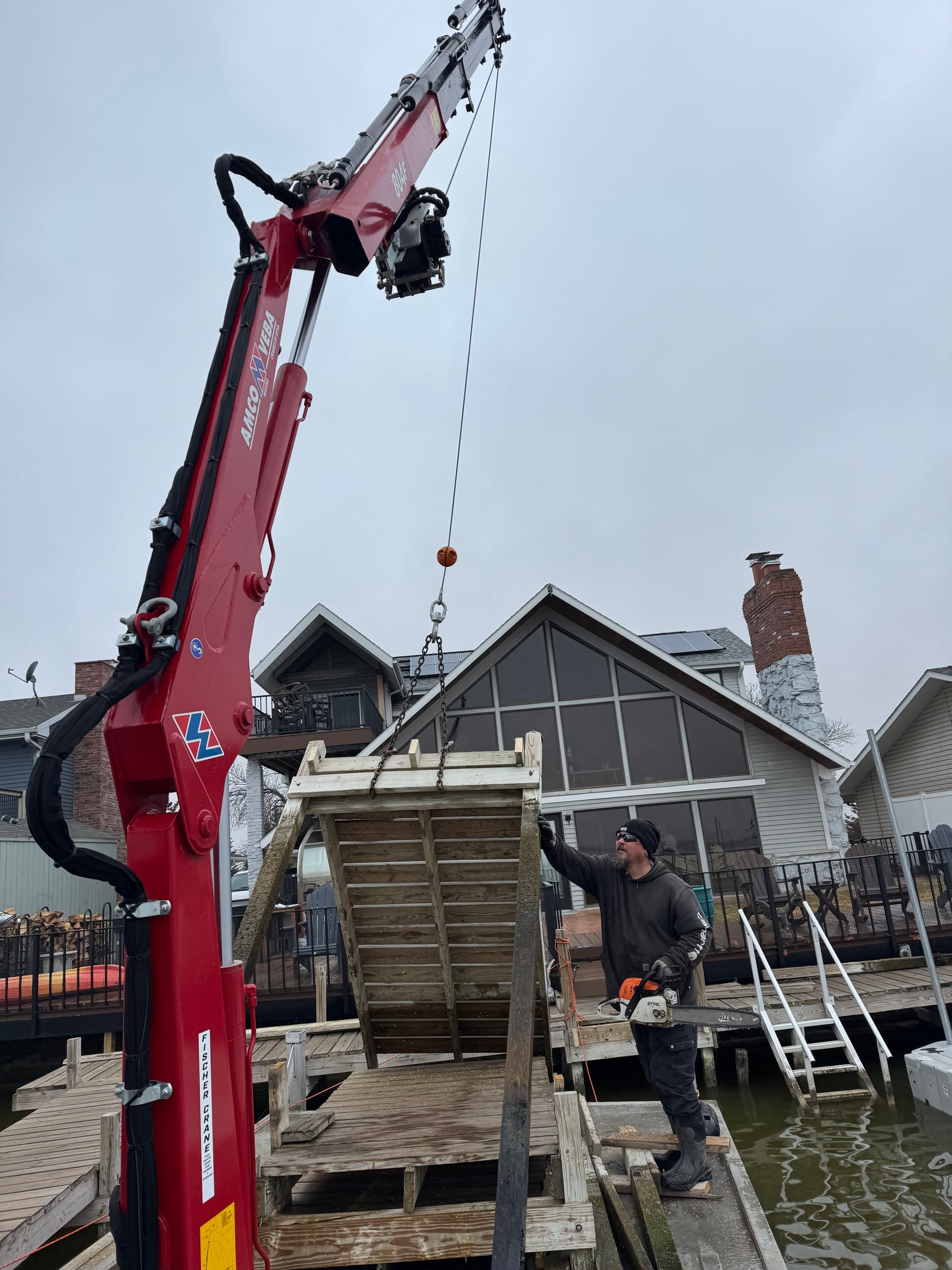 Gallery photos for Modern Dock Installation in Lincoln: Image #2