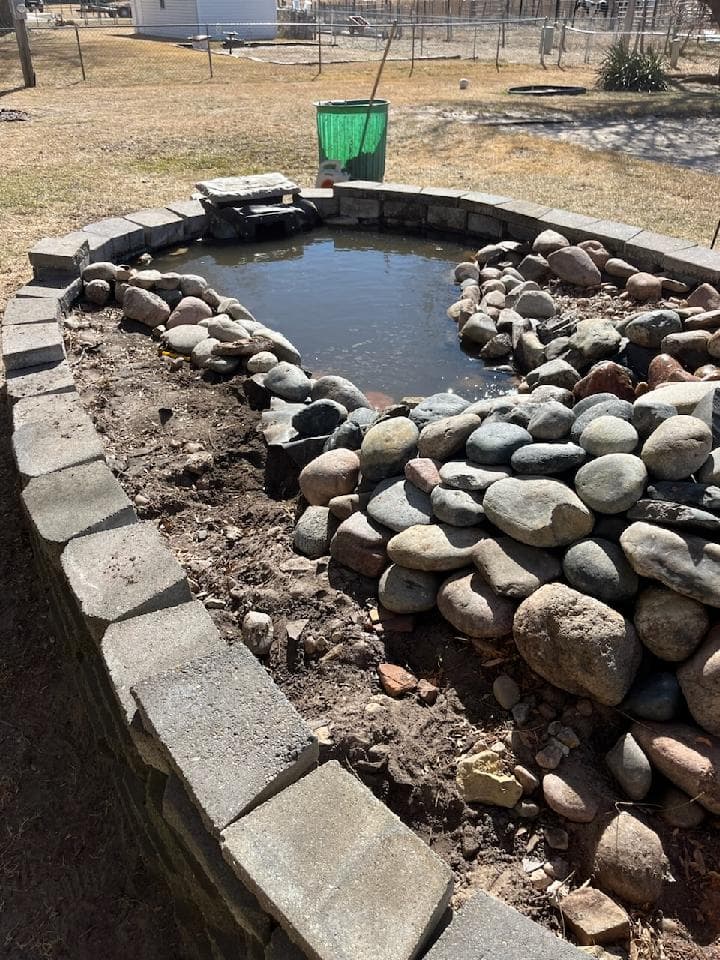 Gallery photos for Pond Makeover in Grand Island Nebraska: Image #1