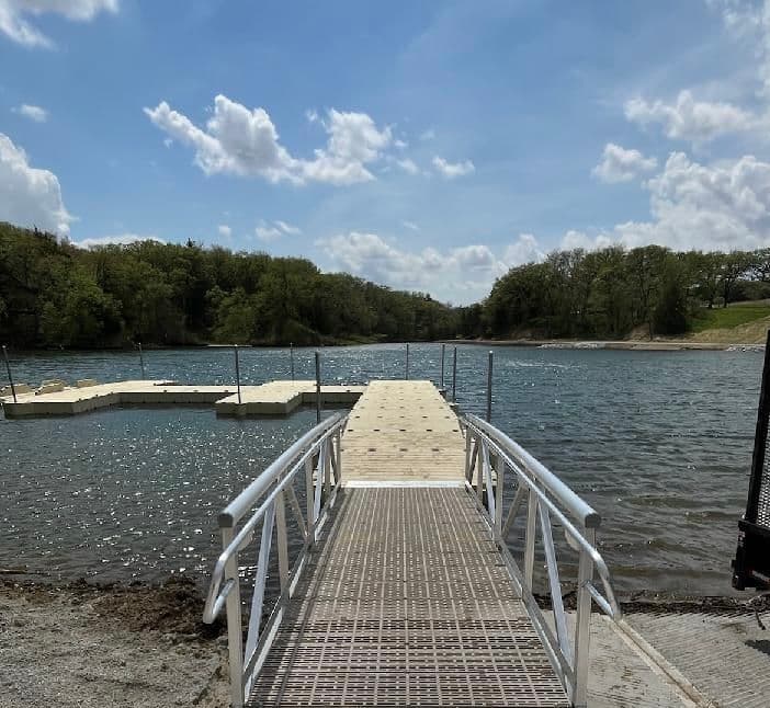 EZ Dock System Installed at Nebraska Lutheran Outdoor Ministry Near Ashland image