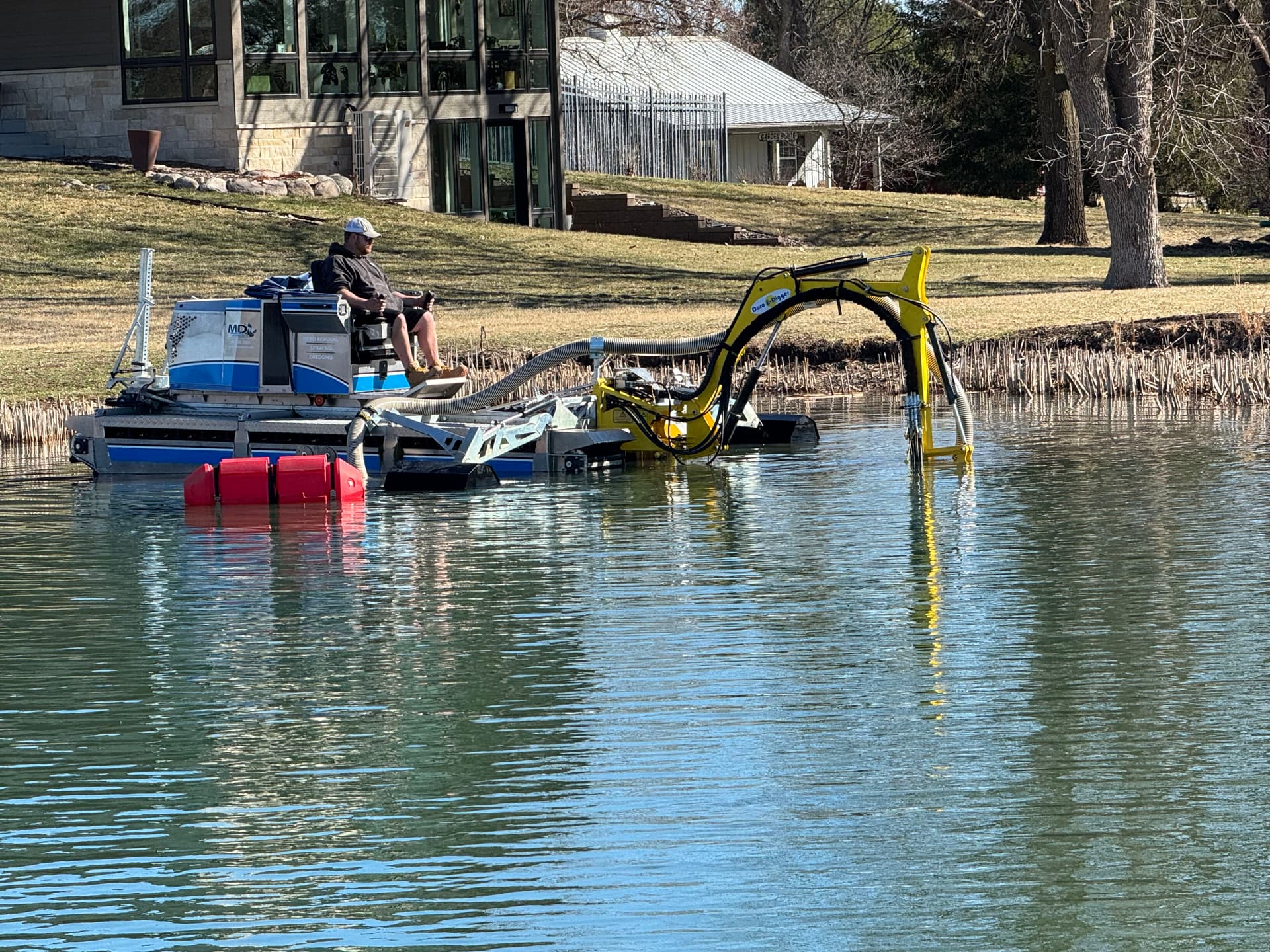 Gallery photos for Efficient Pond Cleanup Near Lincoln Nebraska: Image #2
