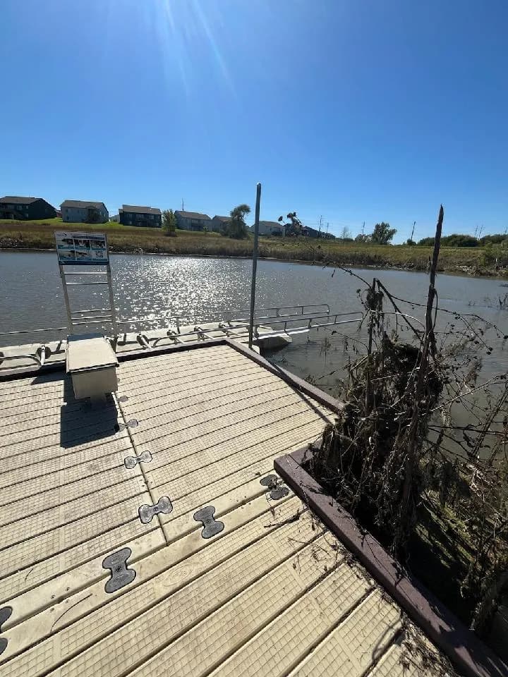 Project ADA Kayak Launcher Installation Near Gretna image