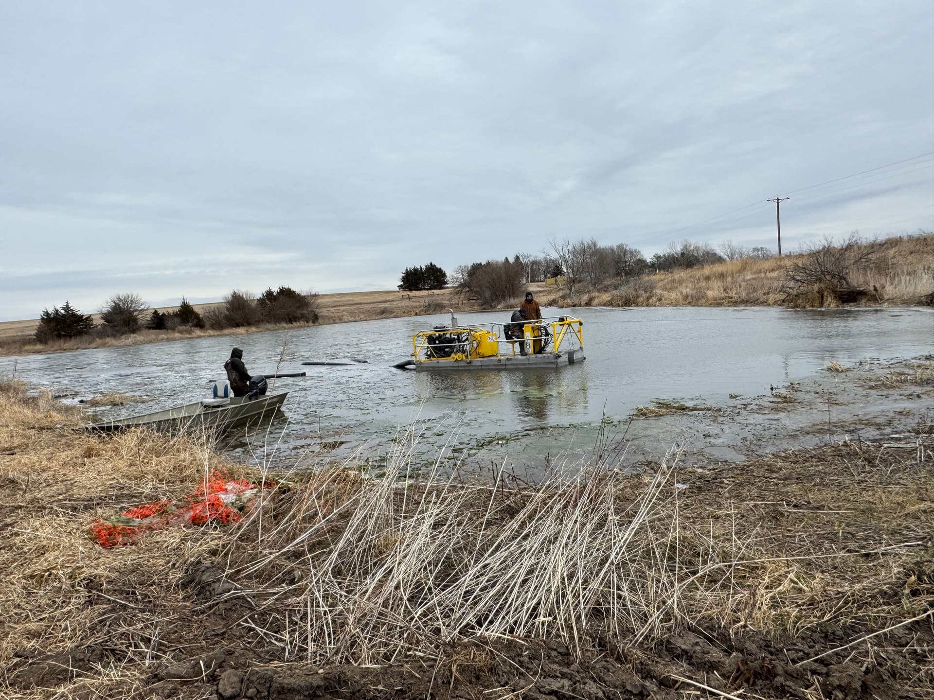 Gallery photos for Pond Dredging Success in Aurora Nebraska: Image #3