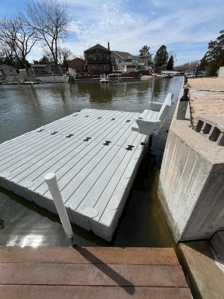 EZ Dock Installation Near Columbus Nebraska image