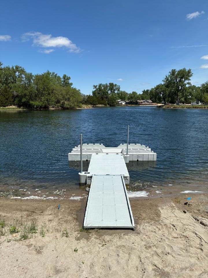 Gallery photos for New EZ Dock with Kayak Launcher Installed Near Kearney NE: Image #2