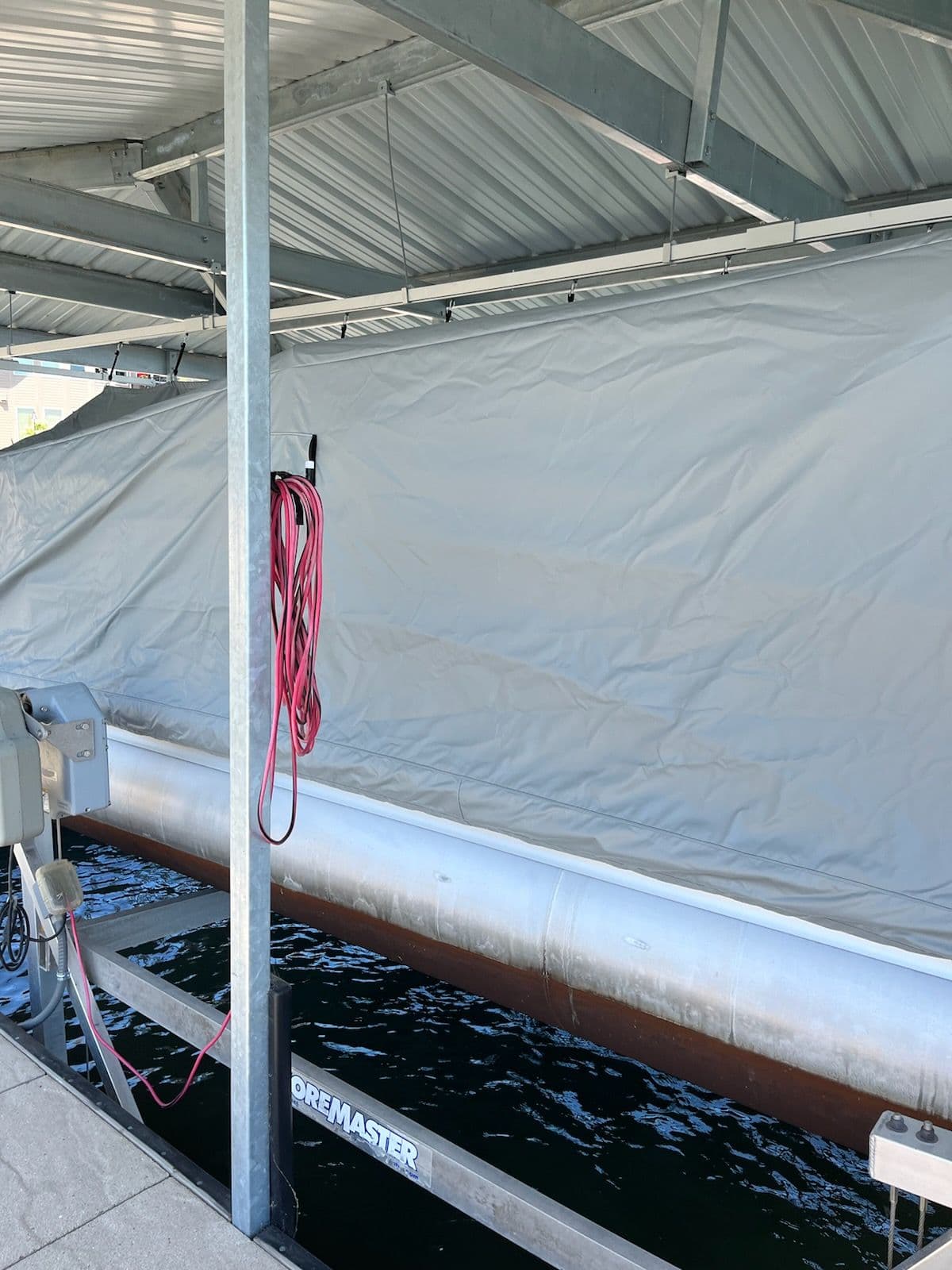 Gallery photos for New Marine Concepts Boat Lift Cover Installation Near Valley Nebraska: Image #2