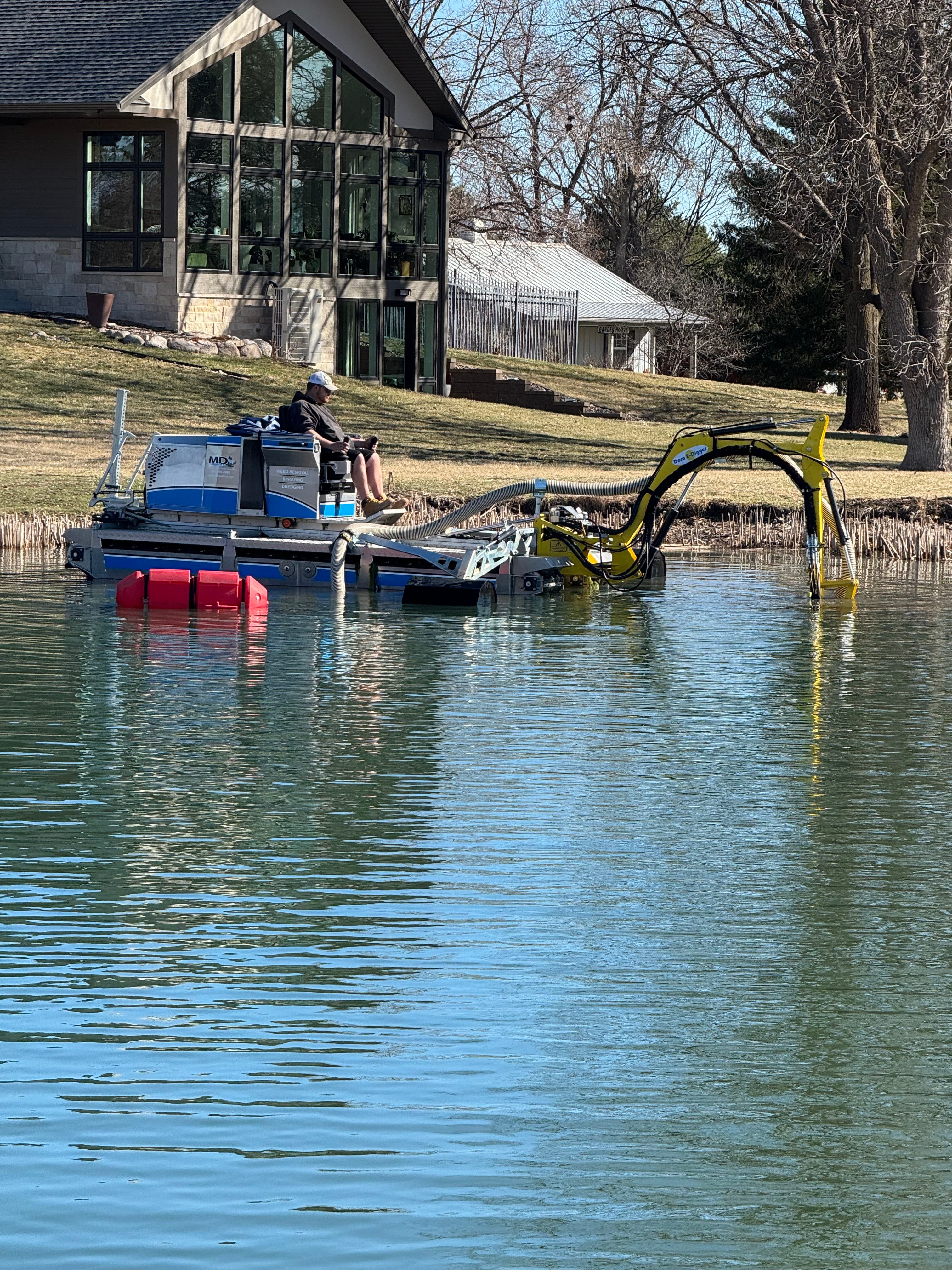Project Efficient Pond Cleanup Near Lincoln Nebraska image