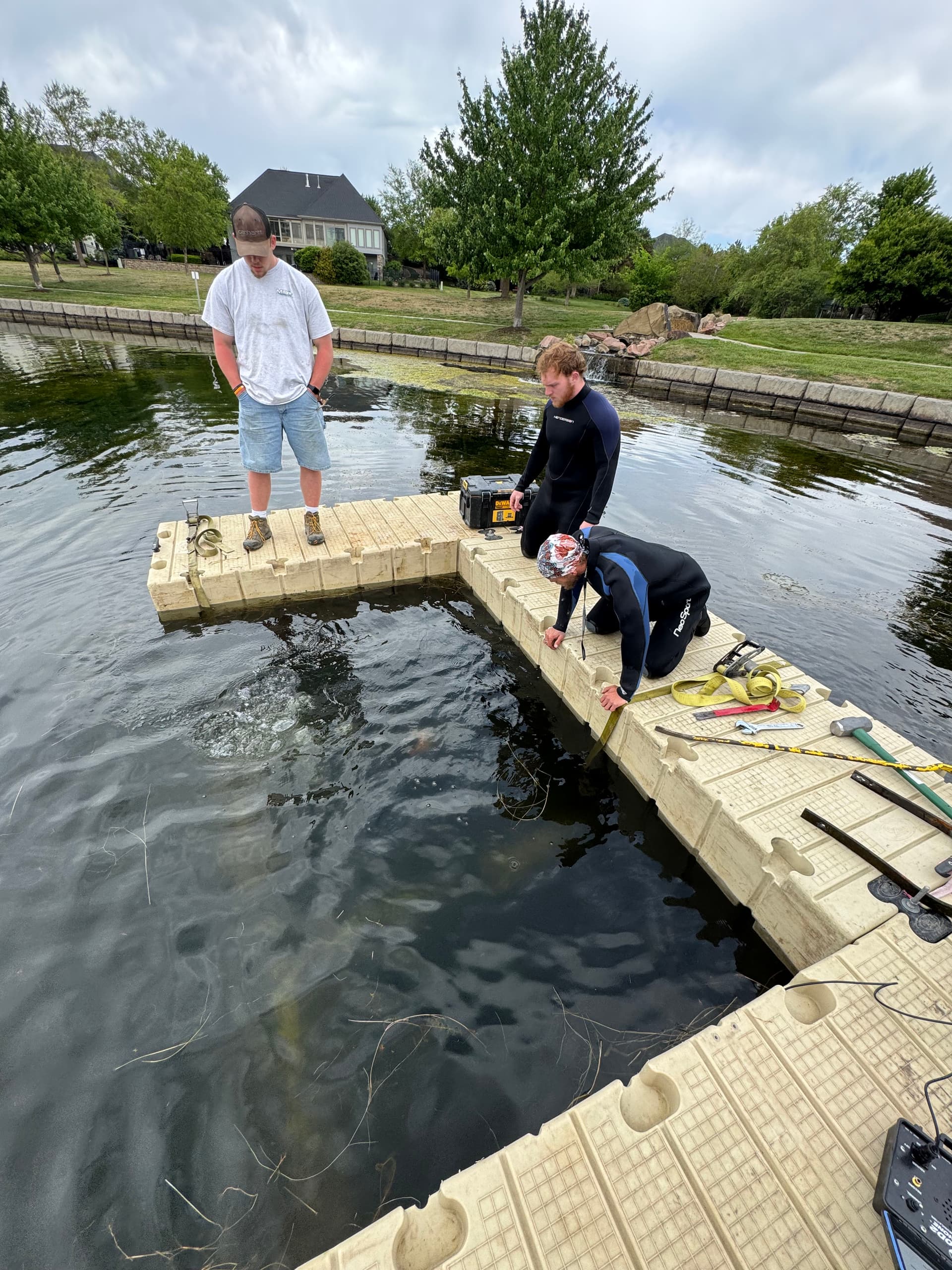 Gallery photos for Pond Intake Replacement Done Right in Lincoln: Image #2