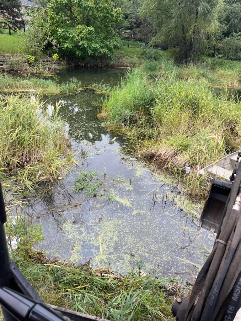 Gallery photos for Aquatic Plant Removal for a Pristine Nebraskan Pond: Image #1