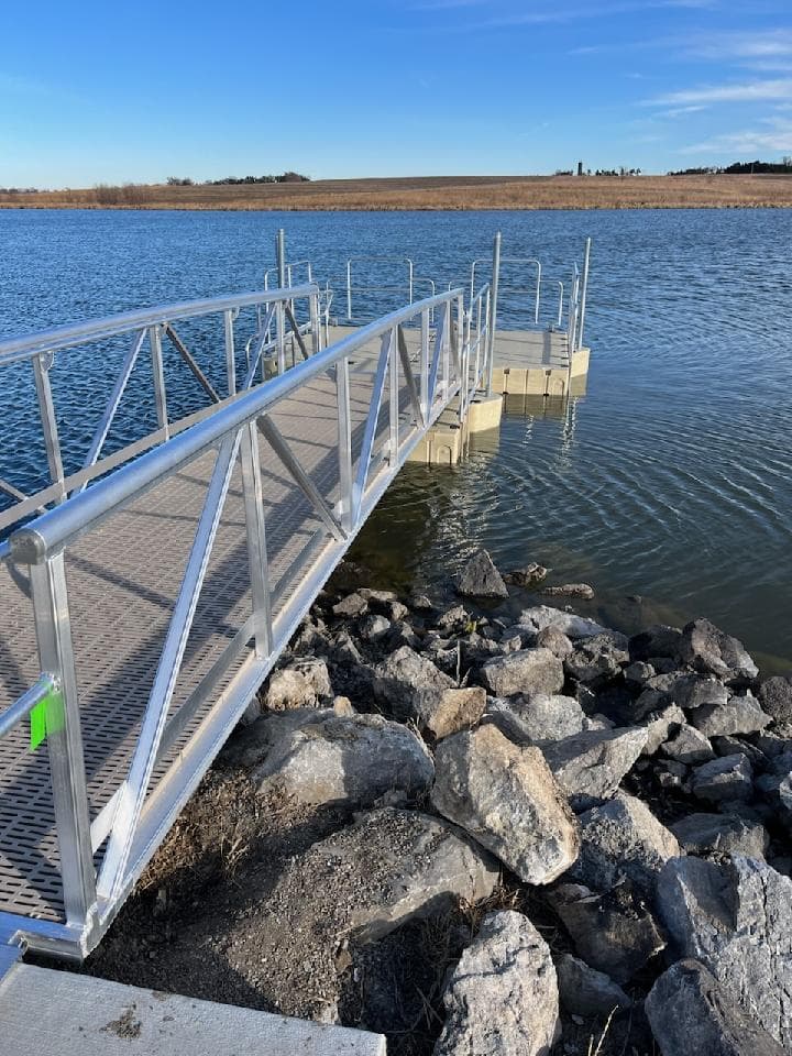 Gallery photos for ADA Accessible Dock Installation in York: Image #2