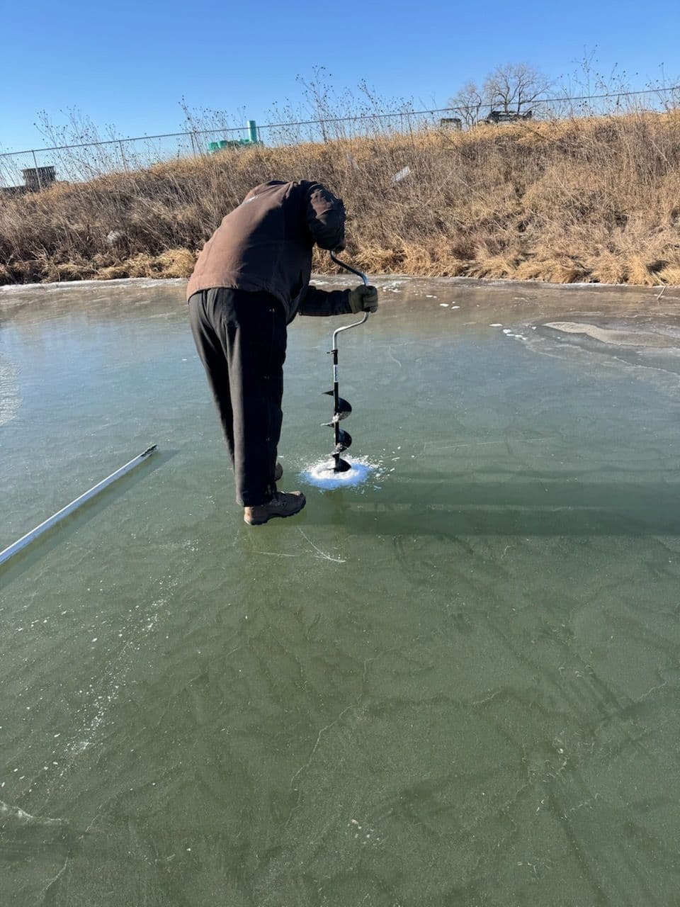 Project Drilling Ice to Prepare Nebraska Ponds image