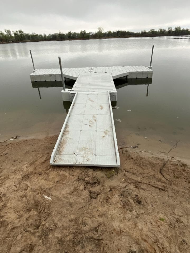 EZ Dock Installation at Columbus Nebraska Lake