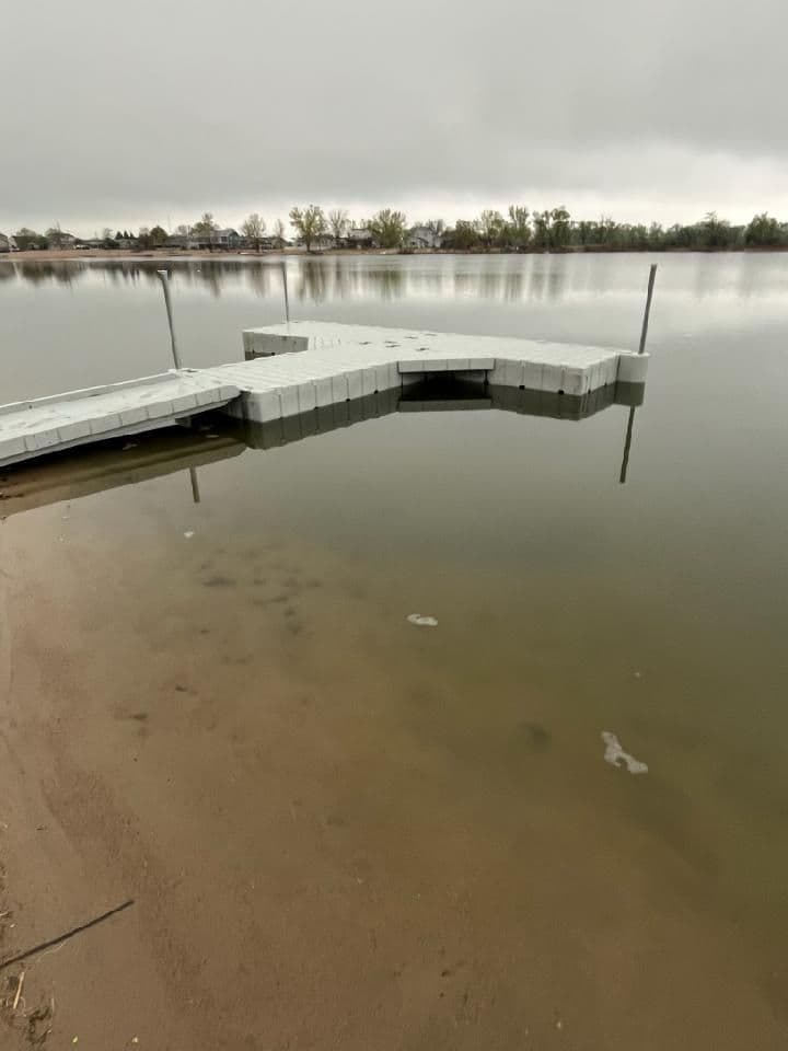 Gallery photos for EZ Dock Installation at Columbus Nebraska Lake: Image #2