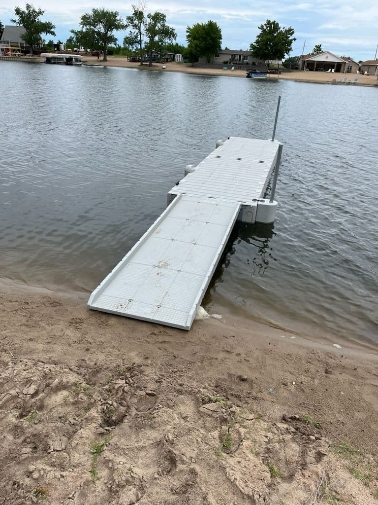 Gallery photos for EZ Dock Installation Revolutionizes Lake Access in Nebraska: Image #2