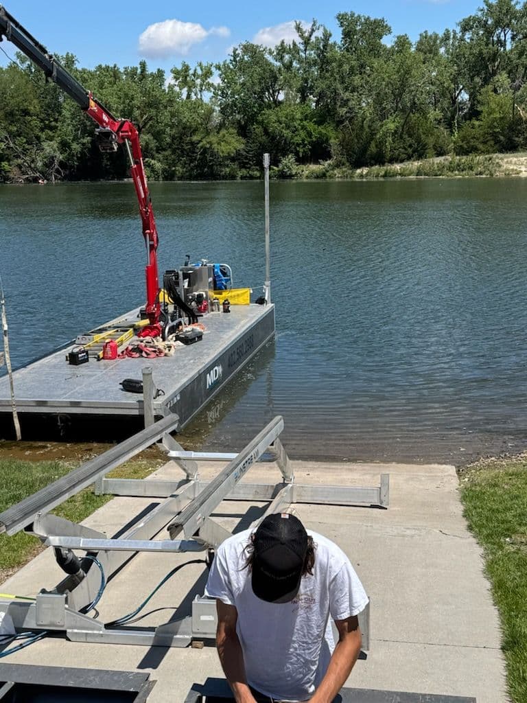 Innovative Boat Lift and Dock Installation in Fremont
