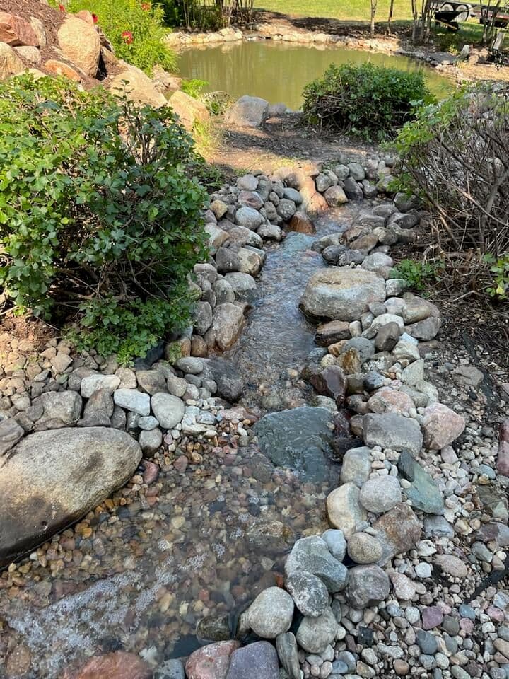 Transformational Backyard Pond Redo in Lincoln image