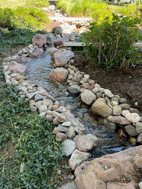 Gallery photos for Transformational Backyard Pond Redo in Lincoln: Image #2
