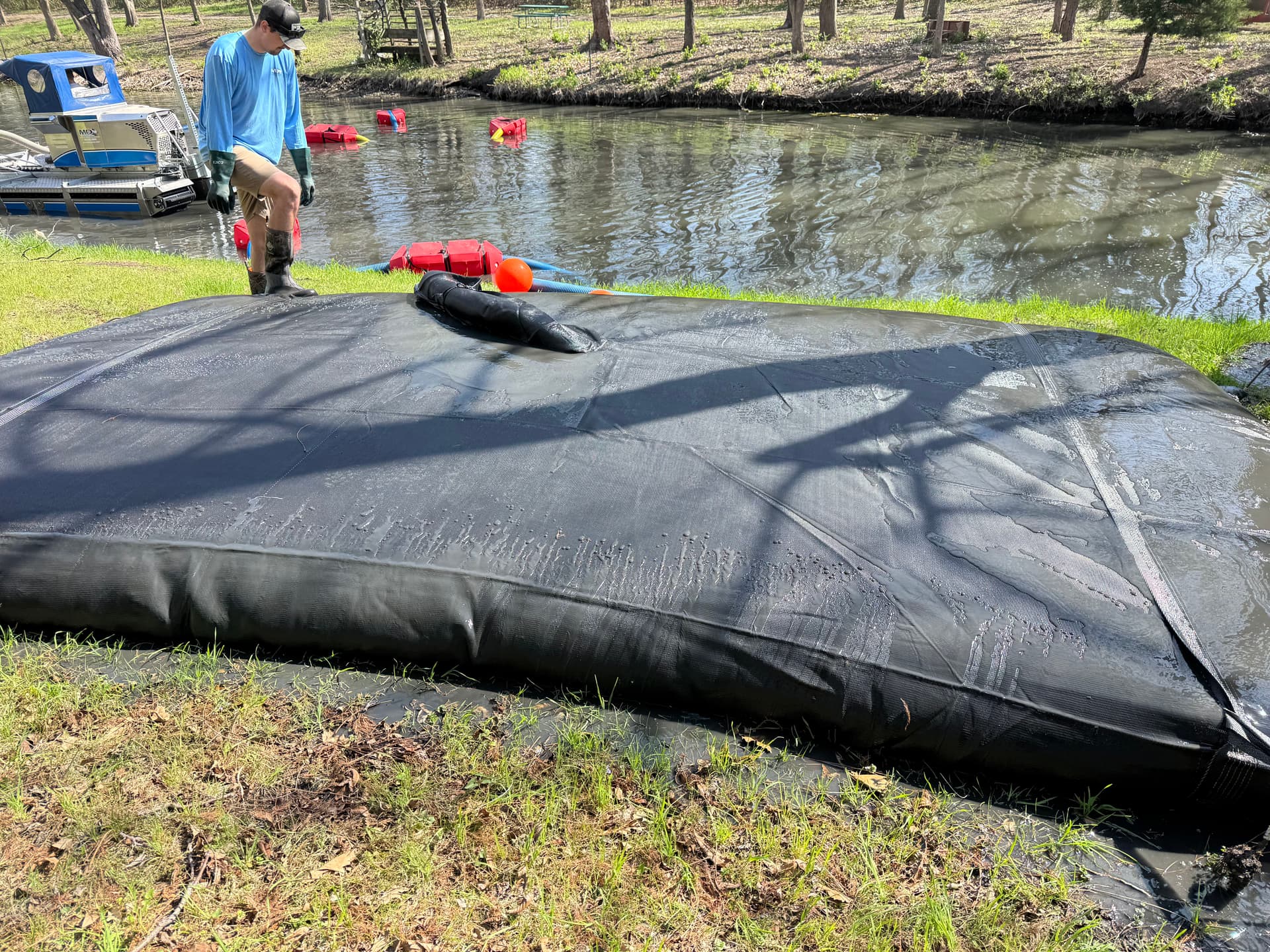 Gallery photos for Pond Dredging in Action Near Raymond Nebraska: Image #2