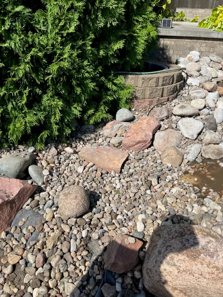 Gallery photos for Pondless Waterfall Install in Lincoln Nebraska: Image #2