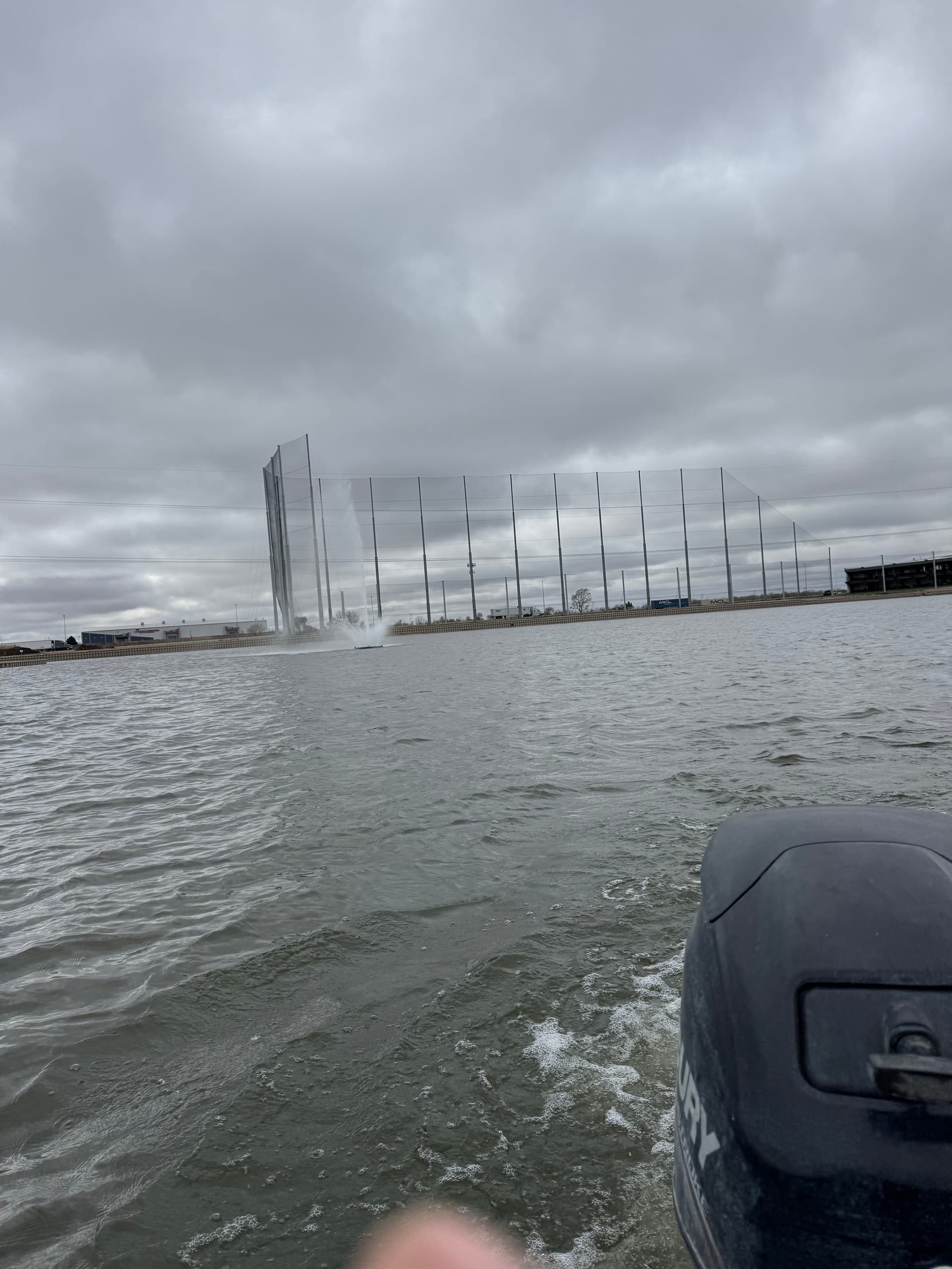 Gallery photos for Lake Fountain Install at a Kearny Nebraska Driving Range: Image #1