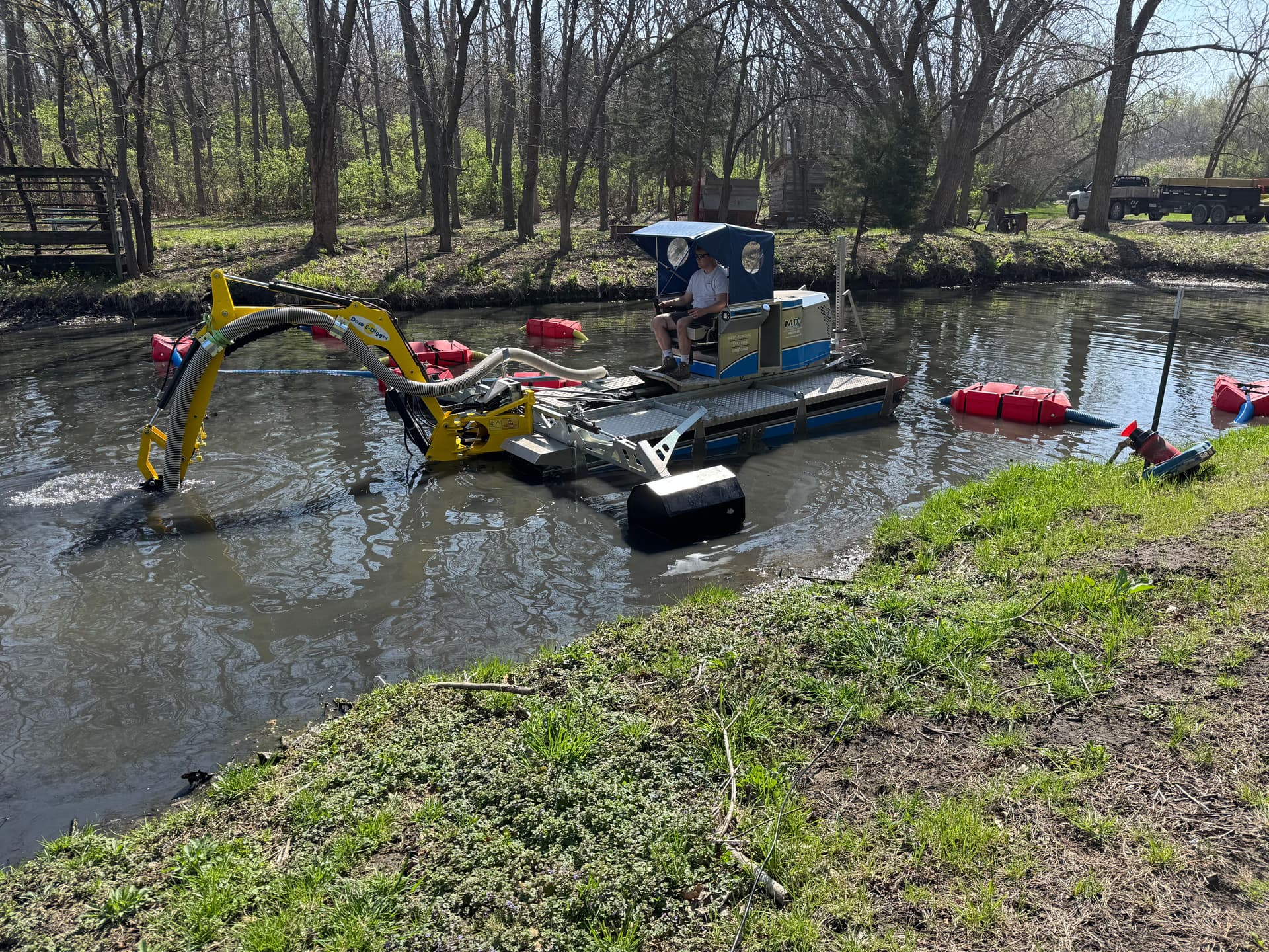 Gallery photos for Pond Dredging in Action Near Raymond Nebraska: Image #1